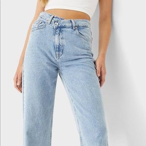 Stradivarius Crossover Dad Jeans